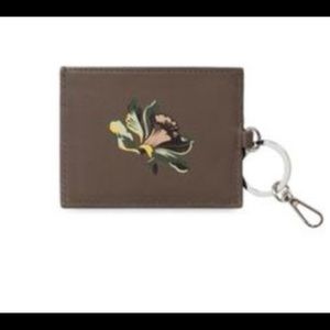 All Saints Leather Cardholder with Keychain NIB